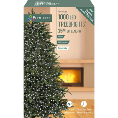 Christmas Tree Lights 1000 LED (White)