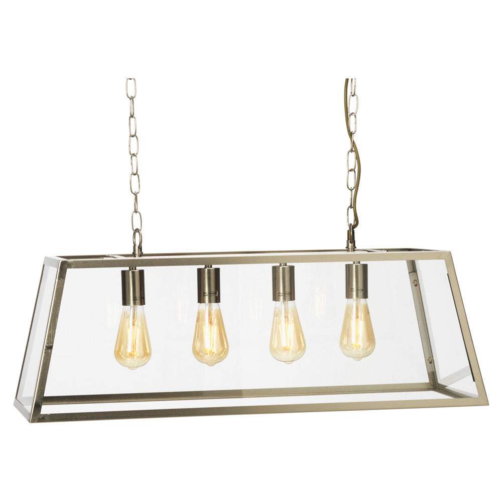 Riga 4 Light Pendant - ANTIQUE CHROME