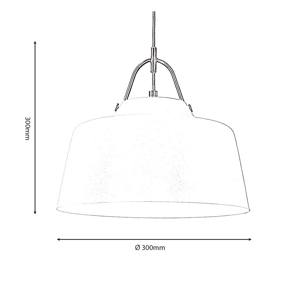 CLERMONT PENDANT IVORY