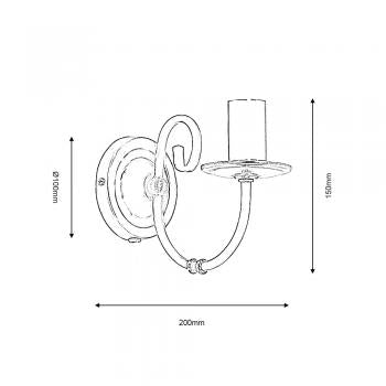 TUSCANY SES WALL LIGHT