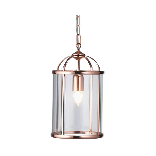 Fern Ceiling Lantern Copper 1 Light