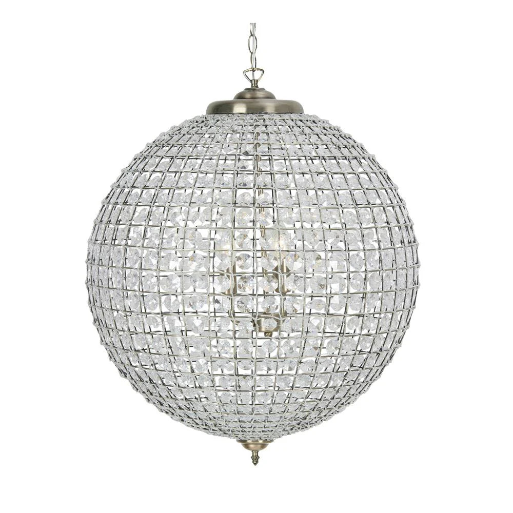 Ballon Pendant - Antique Chrome