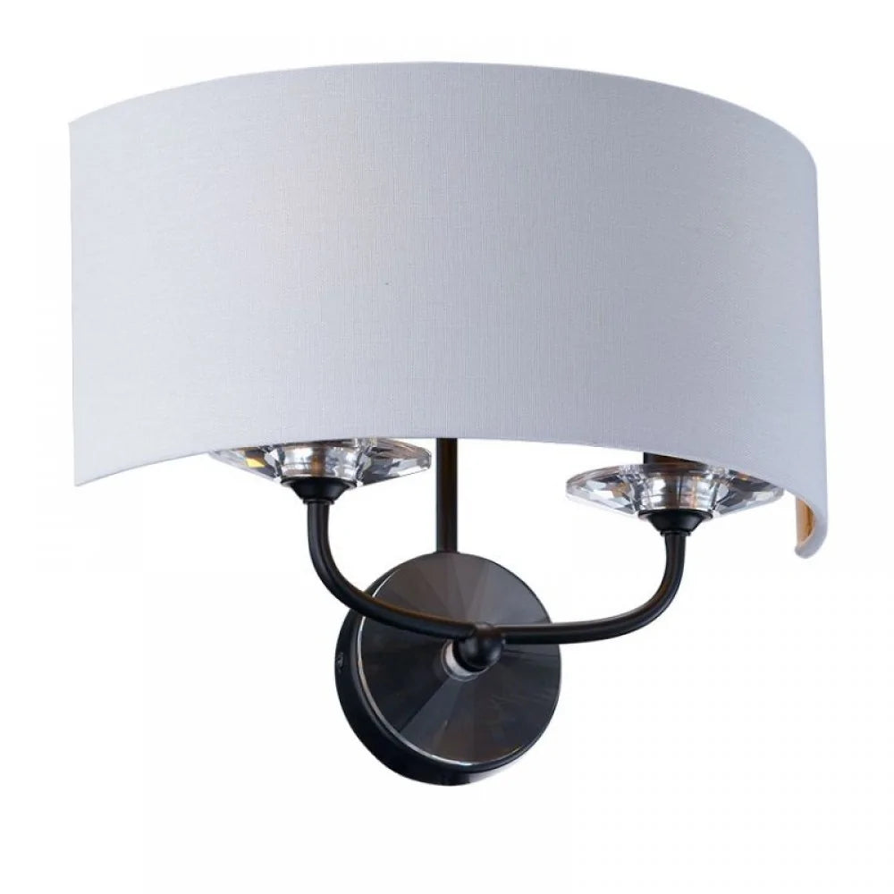 2L STYLO MATT BLACK W/B C/W WHITE & GOLD PC SHADE