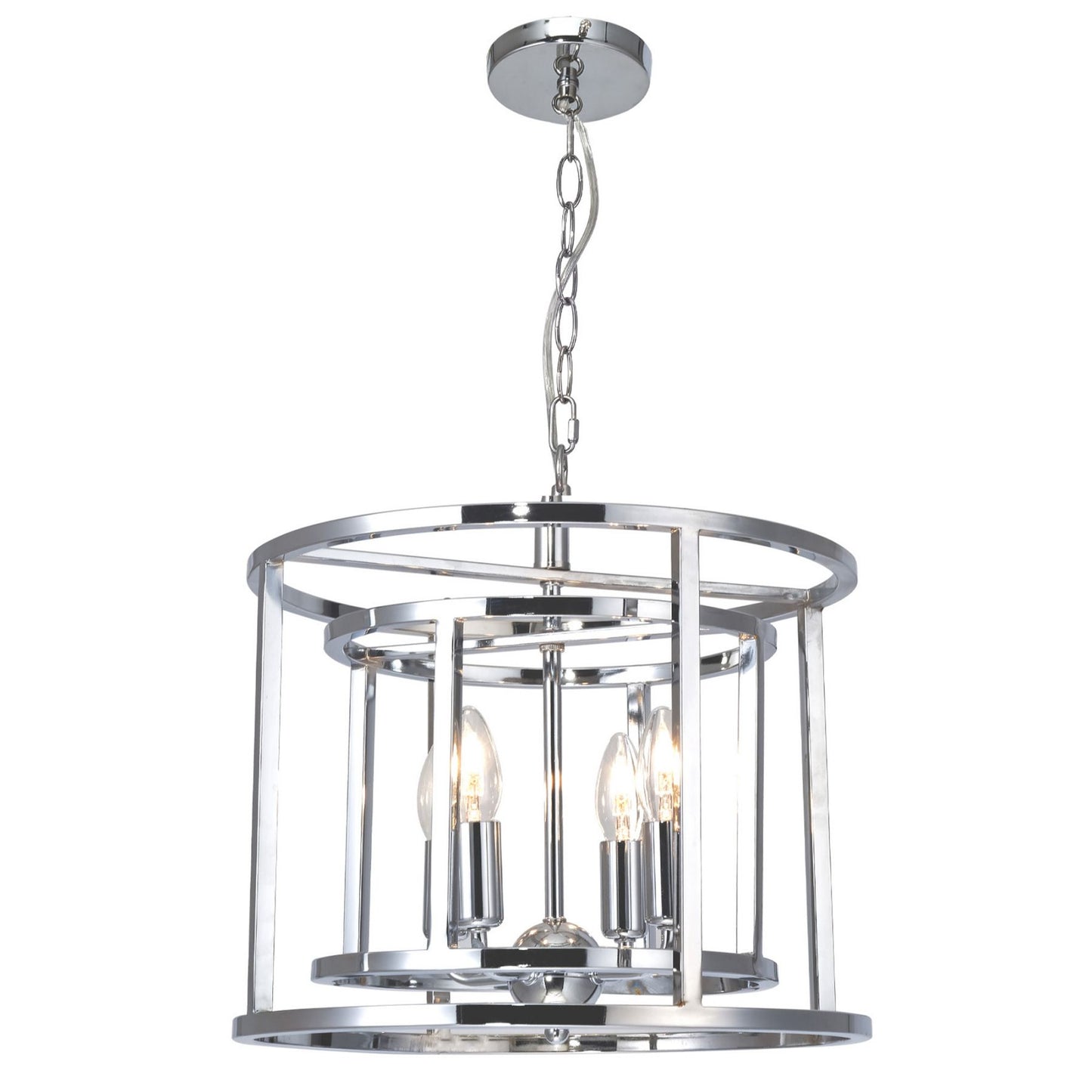 Chester 4 Light Pendant Polished Chrome
