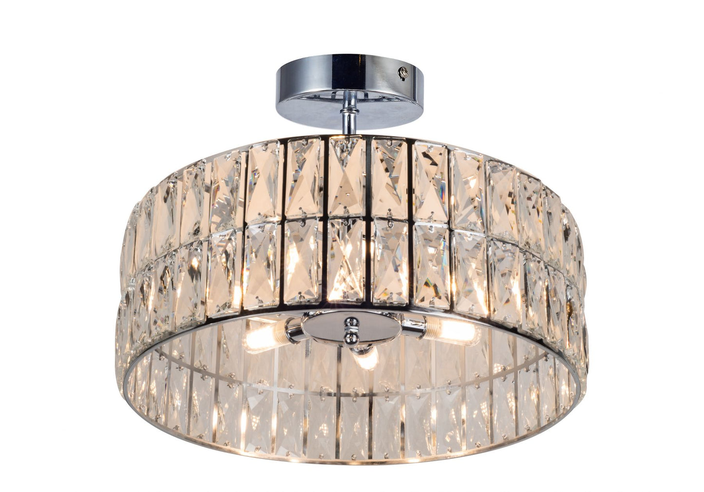 Haley 6 Light Polished Chrome Bathroom Crystal