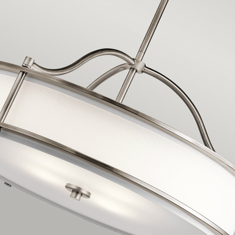Emory 4 Light Pendant or Semi Flush Light in Classic Pewter