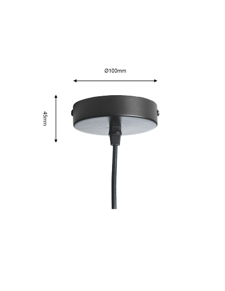 Oaks Arion Pendant Smoked Glass
