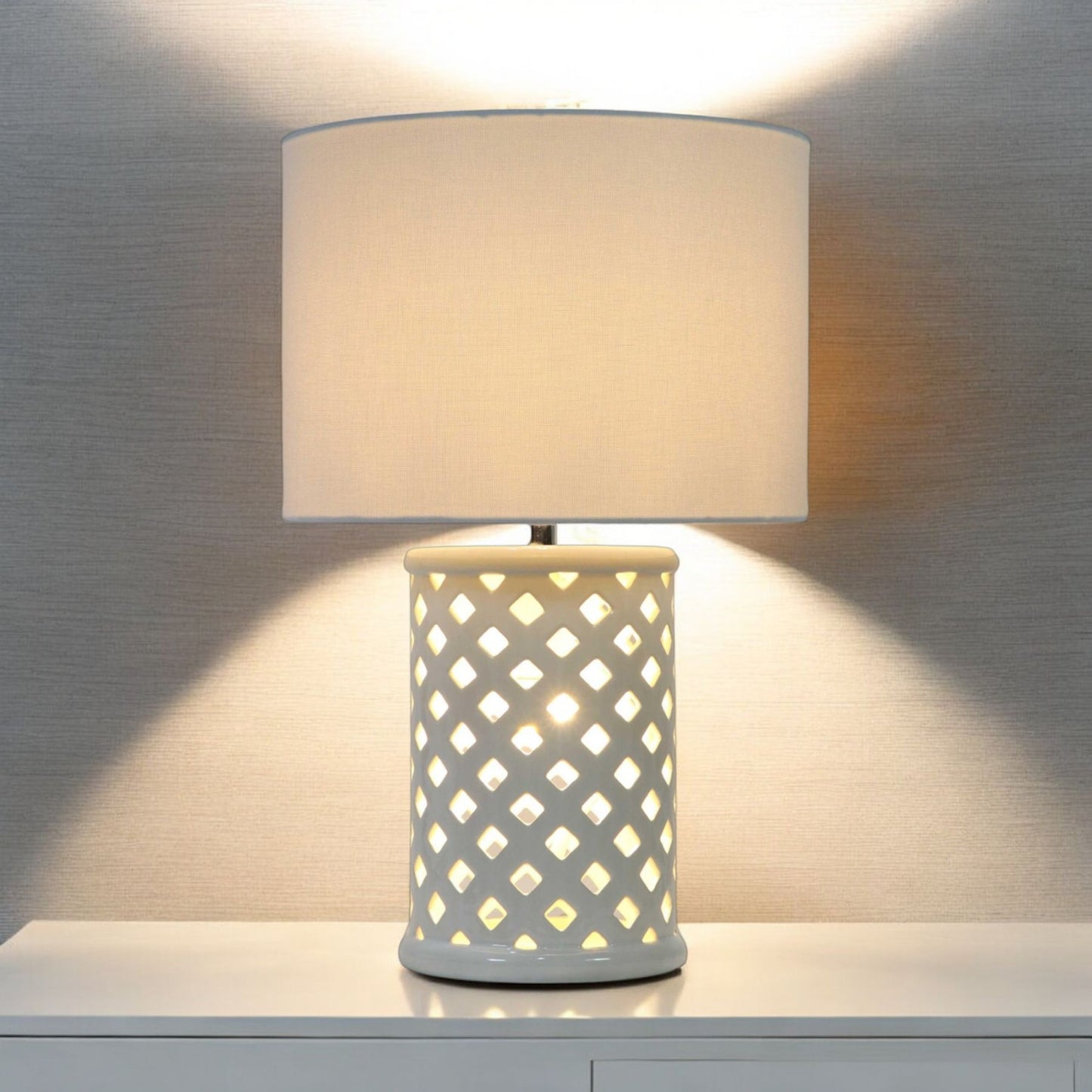 Samson Two Light Ceramic Table Lamp