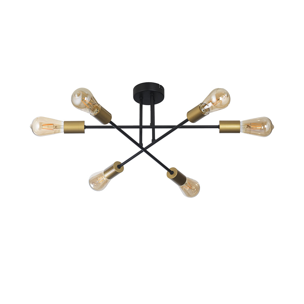 Chanin 6 Light Semi-Flush