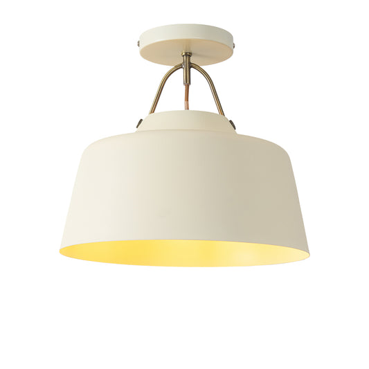 CLERMONT SEMI FLUSH IVORY