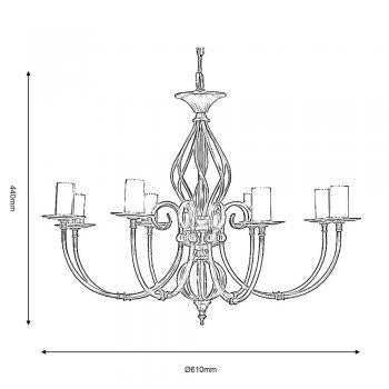 TUSCANY SES PENDANT IVORY