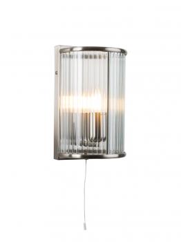 FERN  WALL LIGHT RIBBED GLASS