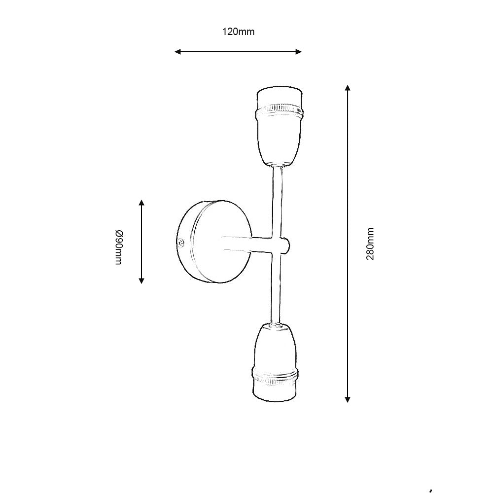 GRAZ WALL LIGHT BLACK