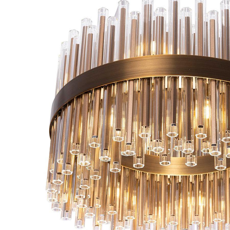 Colmar 60cm Chandelier - Antique Brass - RV Astley