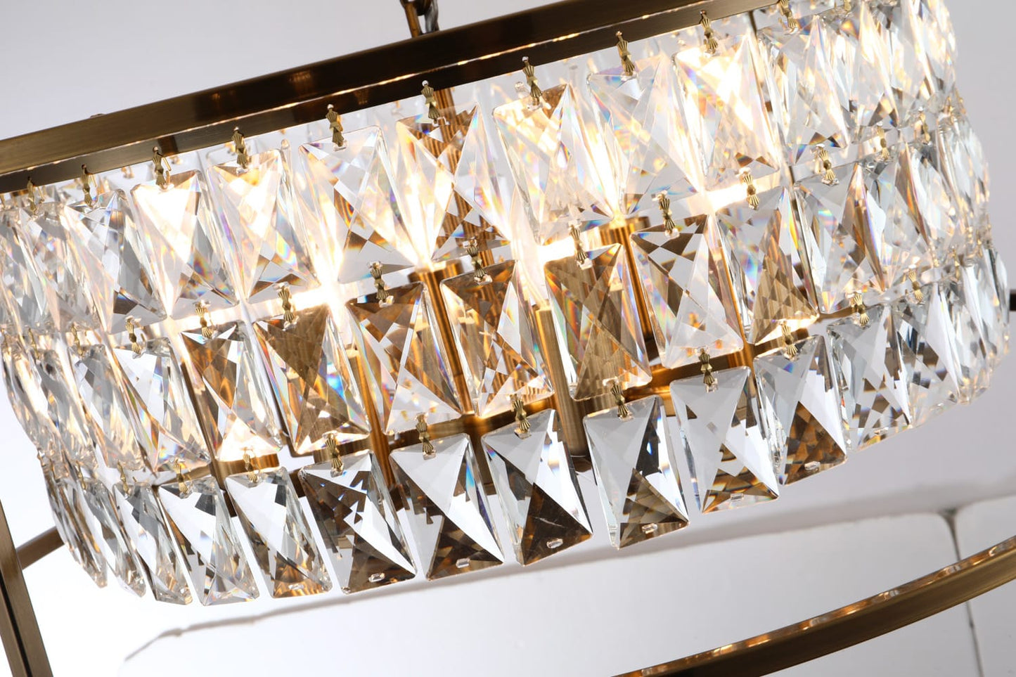 The Hallie 6 Light Crystal Pendant