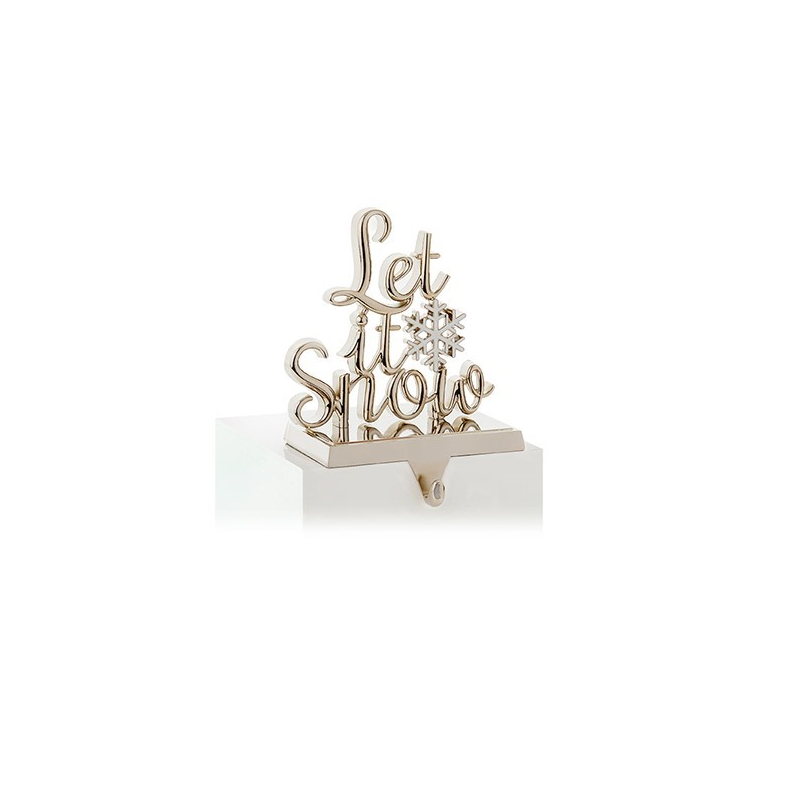 Premier 22cm Silver Stocking Hanger - Assorted Design