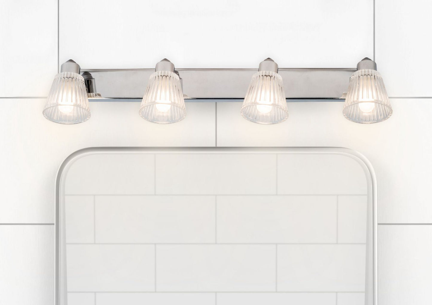 Gatsby 4 Light Bathroom Wall Light Polished Chrome