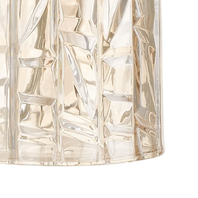 Whiskey Glass Table Lamp C/W Shade