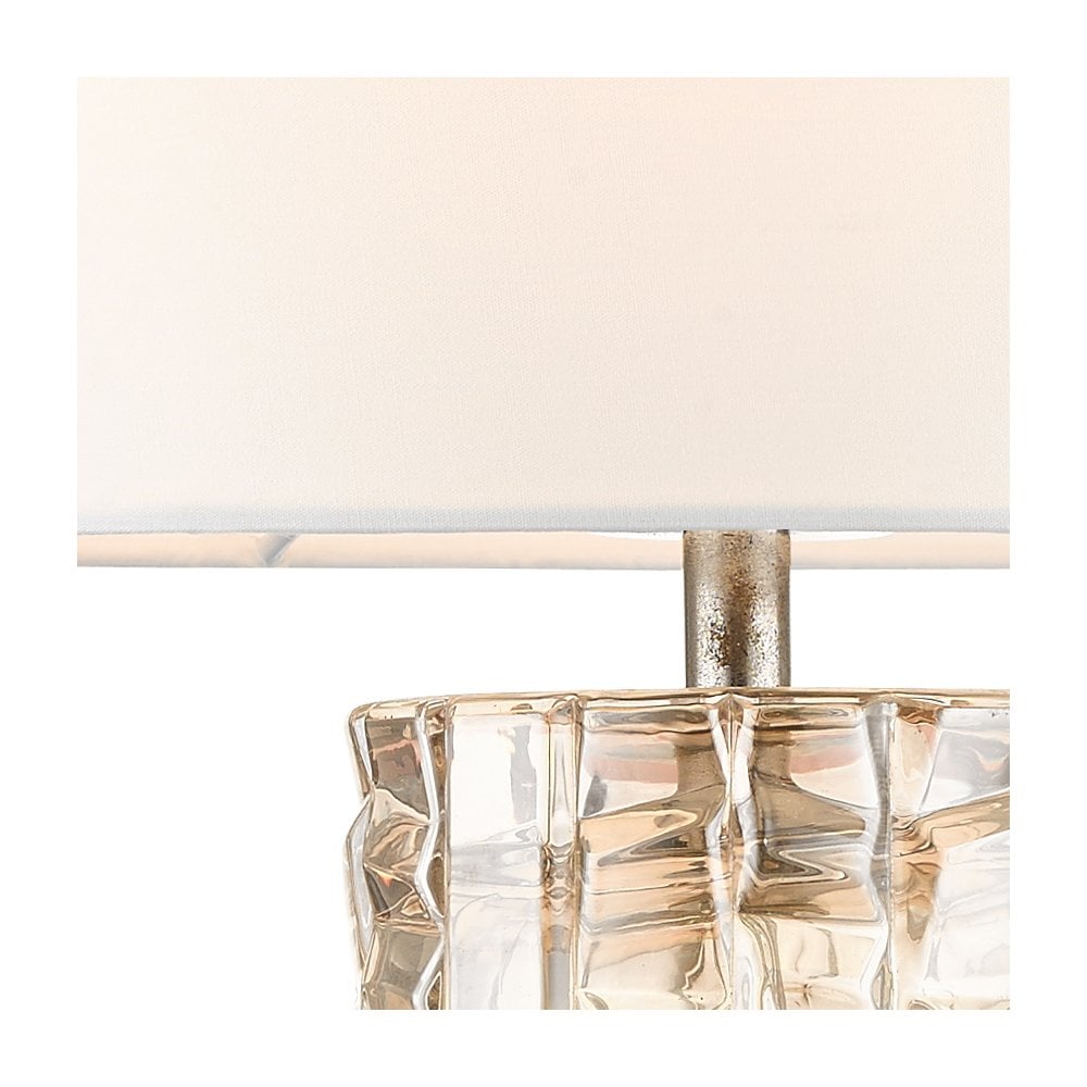 Whiskey Glass Table Lamp C/W Shade
