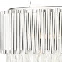 Astoria 13 Light Crystal Pendant with Polished Chrome Bars