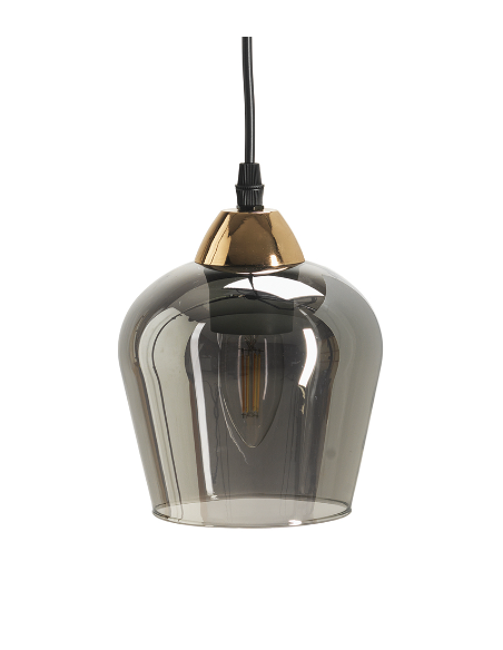 Oaks Arion Pendant Smoked Glass