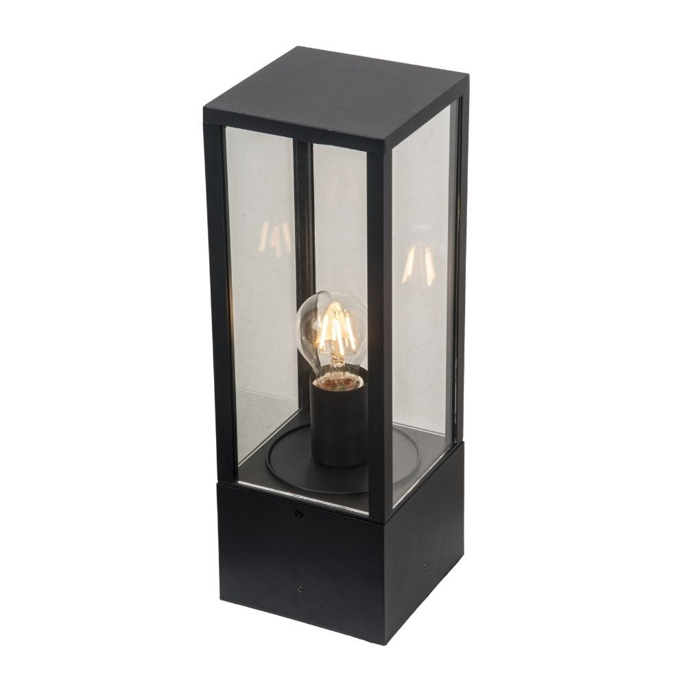 Parker 400mm Black Bollard Light