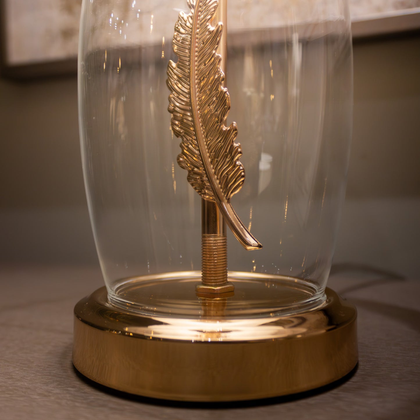 Sora feather lamp 33cm